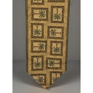 Home Trends Bombay Tropical Palm Tree Tapestry  Table Runner 68 x 12” Coastal